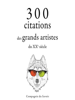 cover image of 300 citations des grands artistes du XXe siècle